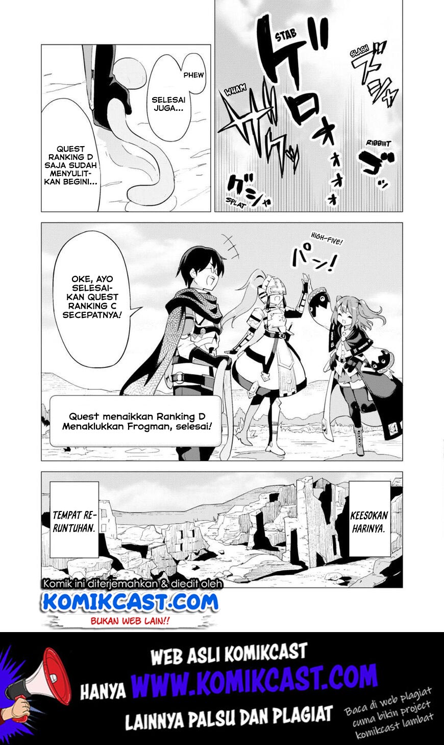 Gacha wo Mawashite Nakama wo Fuyasu Saikyou no Bishoujo Gundan wo Tsukuriagero Chapter 14 Bahasa Indonesia